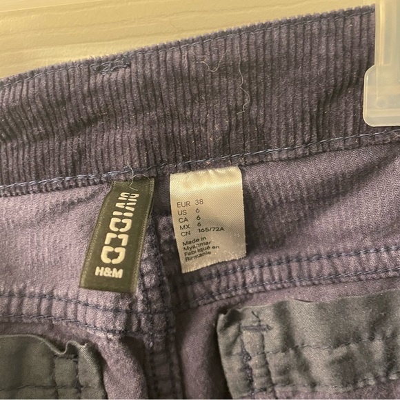 Navy Blue Corduroy Pants - Picture 5 of 6